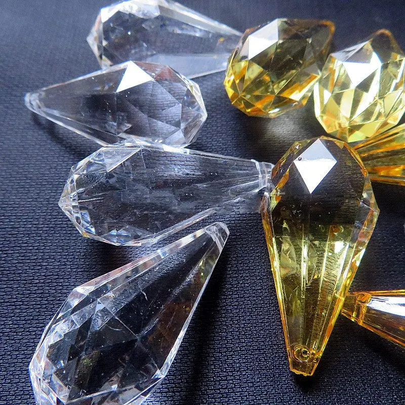 Title 4, Water Drop High Transparent Acrylic Crystal Bea...