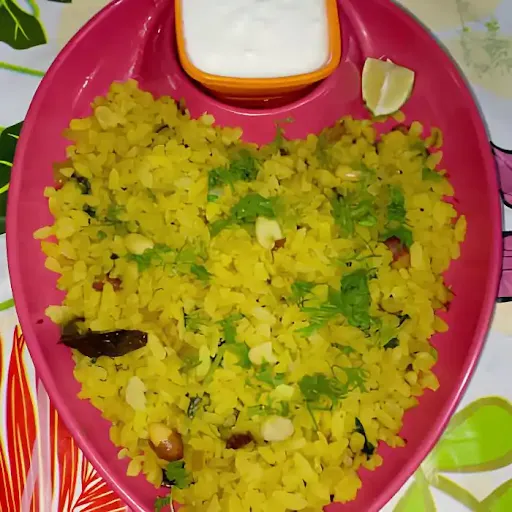 Poha With Curd