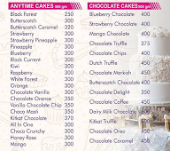 Bake Craft menu 1