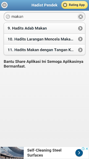 Kumpulan Hadist Pendek