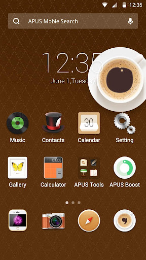 Coffee theme for APUS