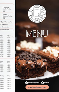 Barni Bakers menu 6