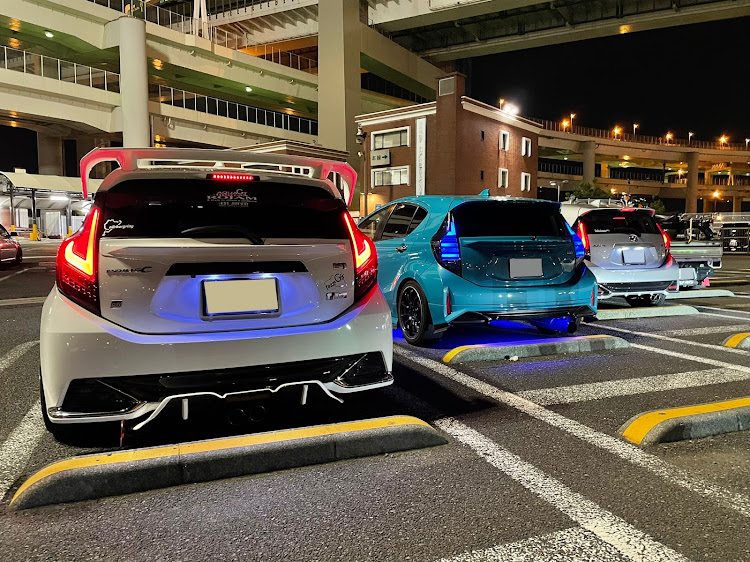アクアG'sの大黒ふ頭パーキング・AQUA&G's・プチオフ・コラボ募集中・軽トラも友達に関するカスタム事例の投稿画像2枚目