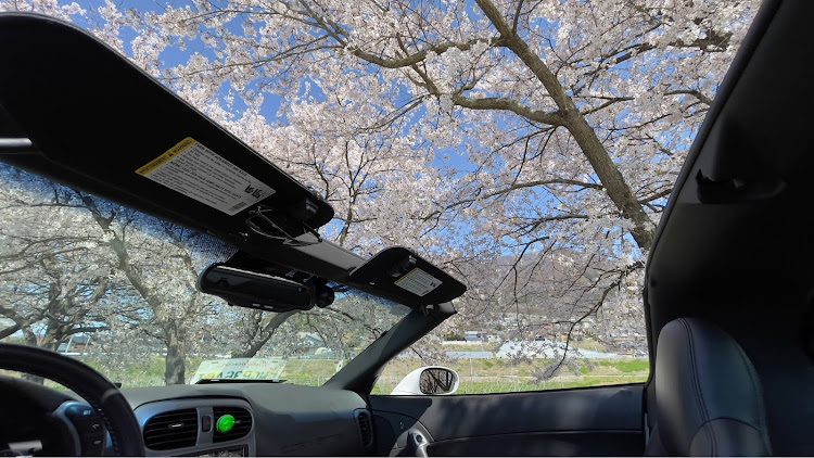 コルベット クーペのアメ車・桜とコラボ・オープンの季節に関するカスタム事例の投稿画像2枚目
