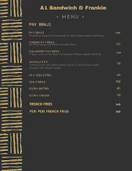 A1 Sandwich & Frankie menu 7