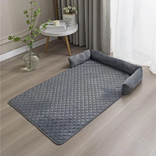 Velvet Pet Dog Bed Sofa Blanket For Medium Large Dogs Removable Washable Mat Warm Kennel Pet Cat Mats Couch Protector Pe