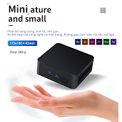 Máy Tính Để Bàn – Máy Chủ Server – Mini Pc – Intel Nuc N95, Gen 12Th 2023, Up To 3.4Ghz ( Hàng Chính Hãng)