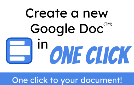 Create a Google Doc™ small promo image