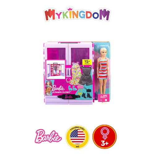 Đồ Chơi Tủ Thời Trang Đẳng Cấp Của Barbie BARBIE HJL66 -MYKINGDOM