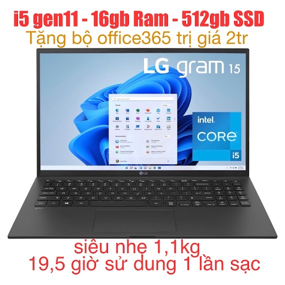 Laptop Lg Gram 15Z95N Hàng Nhập Khẩu