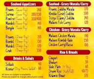 Simply Malvani Seafood Restaurant menu 1