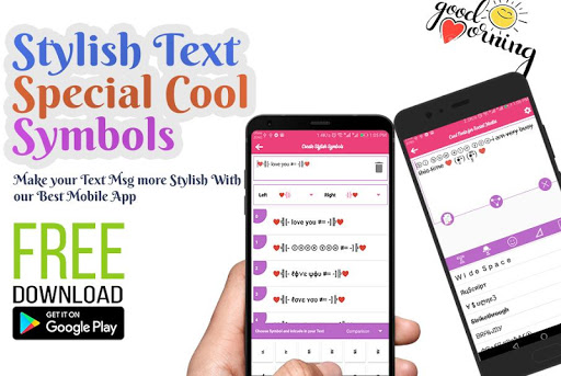 Screenshot Stylish Text-Special Cool Symb