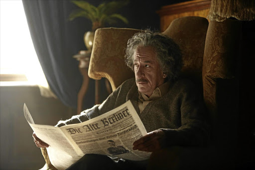 Geoffrey Rush as Albert Einstein in ’Genius’.