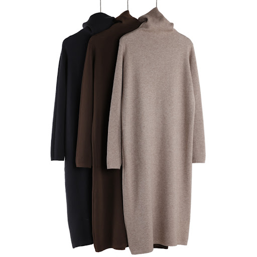 Title 3, Womens Autumn and Winter High Collar Mid-lengt...