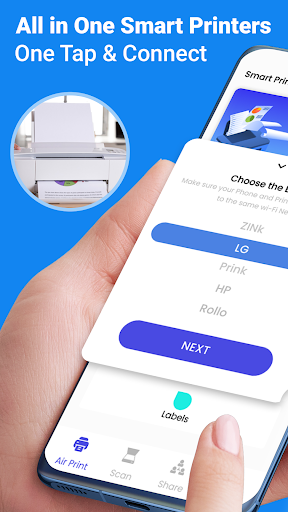 Screenshot Smart Printer app and Scanner