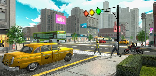 Grand Taxi Driving 3D Game