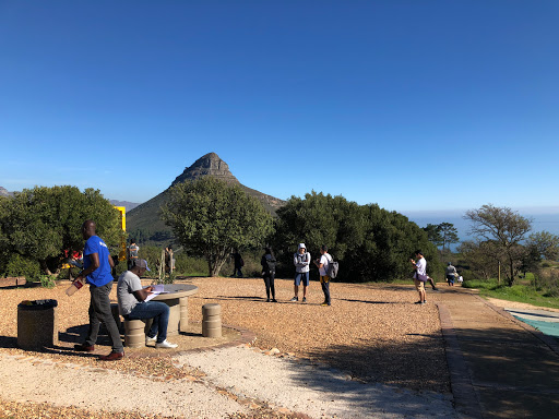 Slow gentle fall off a mountain Cape Town South Africa 2018