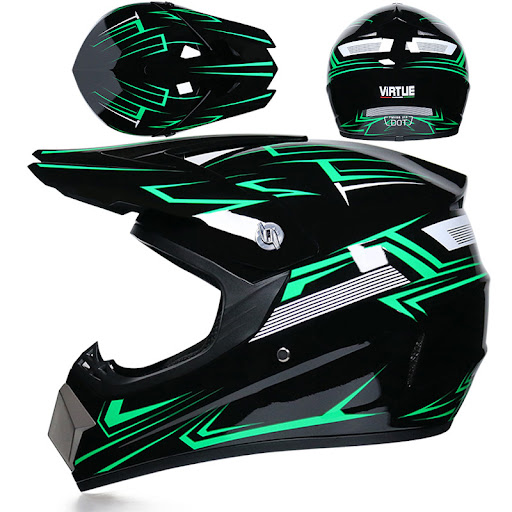 Title 2, Small Off-Road Motorcycle Helmet. Provides supe...