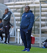 Tlisane Motaung, head coach of University of Pretoria during the 2023 Nedbank Cup qualification game between Cape Town Spurs and University of Pretoria at Athlone Stadium on 6 January 2023.