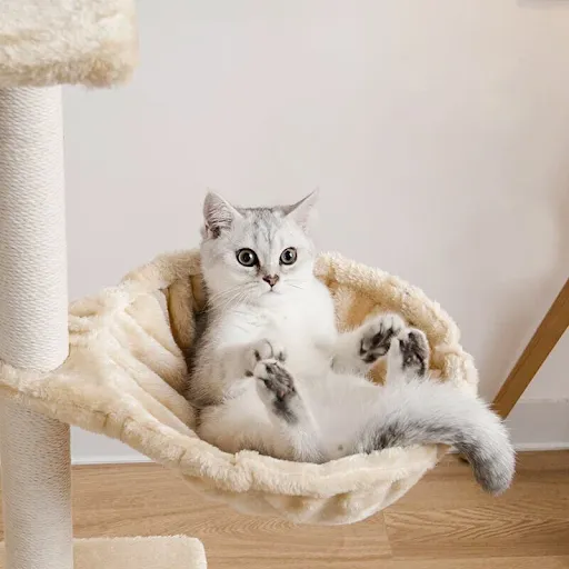 Cat Climbing Frame Replacement Hammock Warm Cozy Plush Kitten Basket Nest Cat Climbing Frame Accessories Cat Frame Soft 
