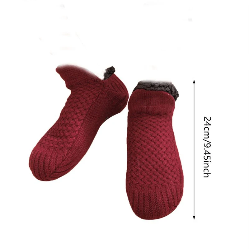 Cálidos Calcetines de Invierno Acolchados con Forro Polar Gruesos para Estar por Casa Pies Abrazados con Suavidad y Confort en Días Fríos