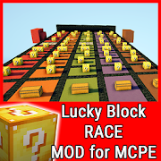 Lucky Block Race MOD for MCPE 1.1 Icon