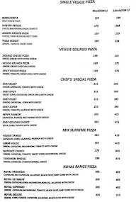 Villagers Pizza menu 1