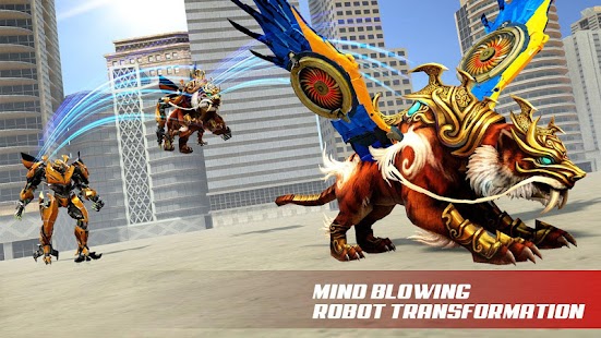 Flying Wild Tiger Robot Game para Android - Download