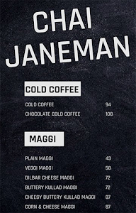 Chai Janeman menu 2