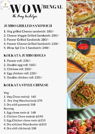 Wow Bengal menu 1