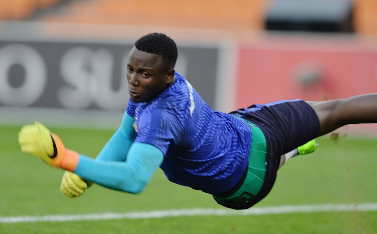 Bafana Bafana goalkeeper Bruce Bvuma.