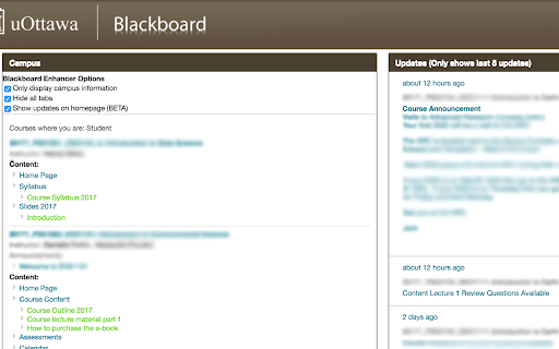 Blackboard Enhancer