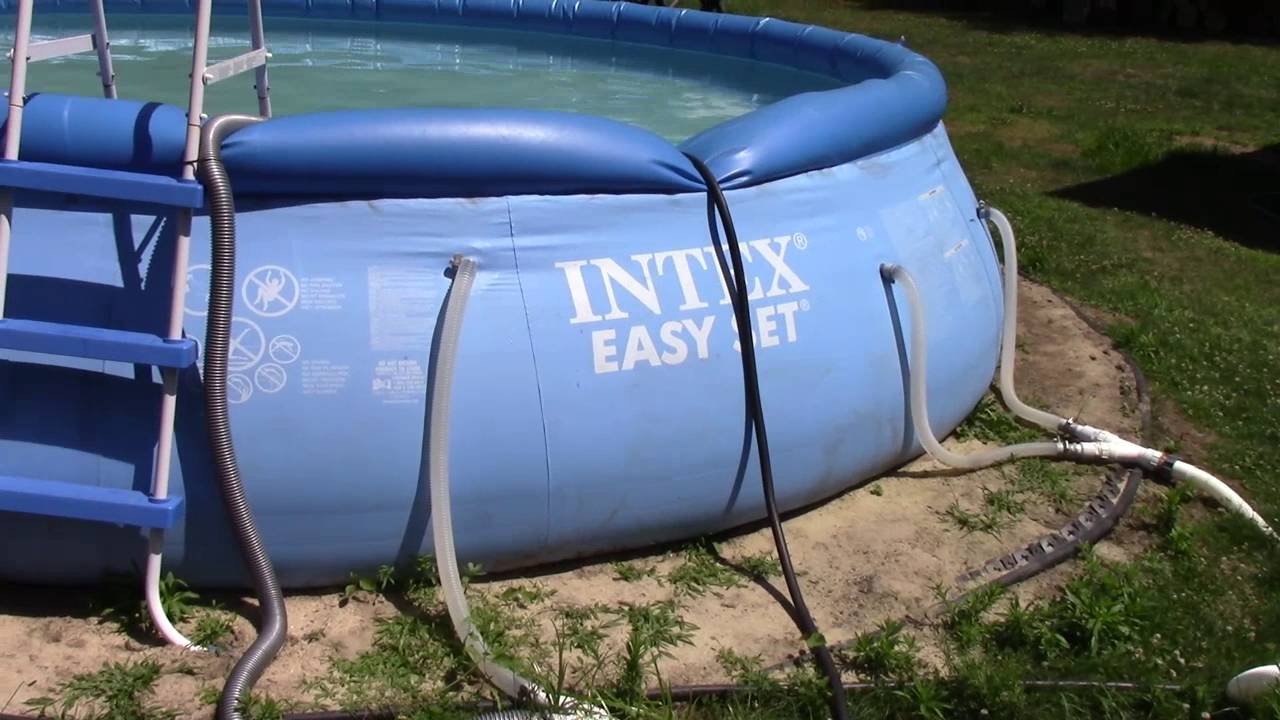 how to vacuum above ground pool with garden hose