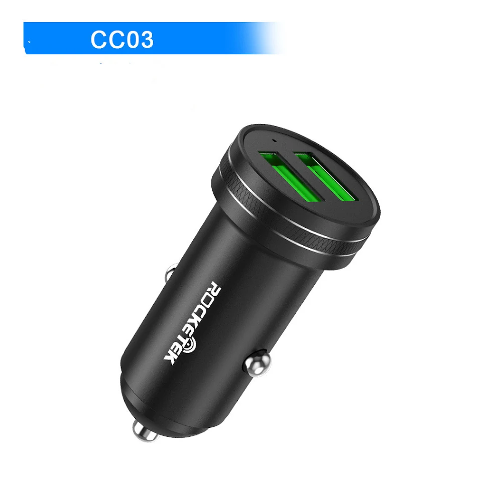 Dual QC3.0 PD auto punjač Višenamensko brzo punjenje za istovremeno punjenje dva uređaja, praktično i bezbedno tokom putovanja.