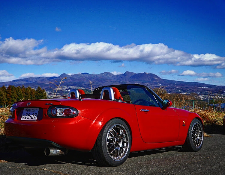 ロードスターの新しいホイール・ホイールショット・👍️いいね&コメント&フォローありがとうございます。😄😄・BBS RS-GTに関するカスタム事例の投稿画像4枚目
