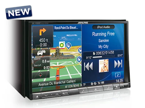 "Alpine 8"" Navigation Systems with DVD Player"