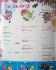 Baskin Robbins menu 2