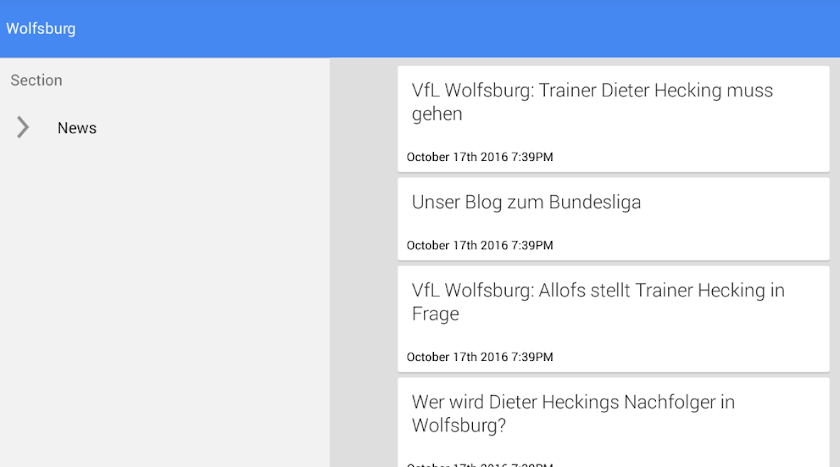 Nachrichten aus Wolfsburg Screen 2