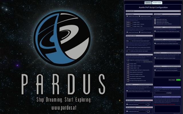 Pardus Auntie PvP Script chrome extension