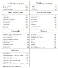 The Verandah menu 1