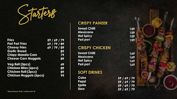 Cheesy Juicy Burgers menu 