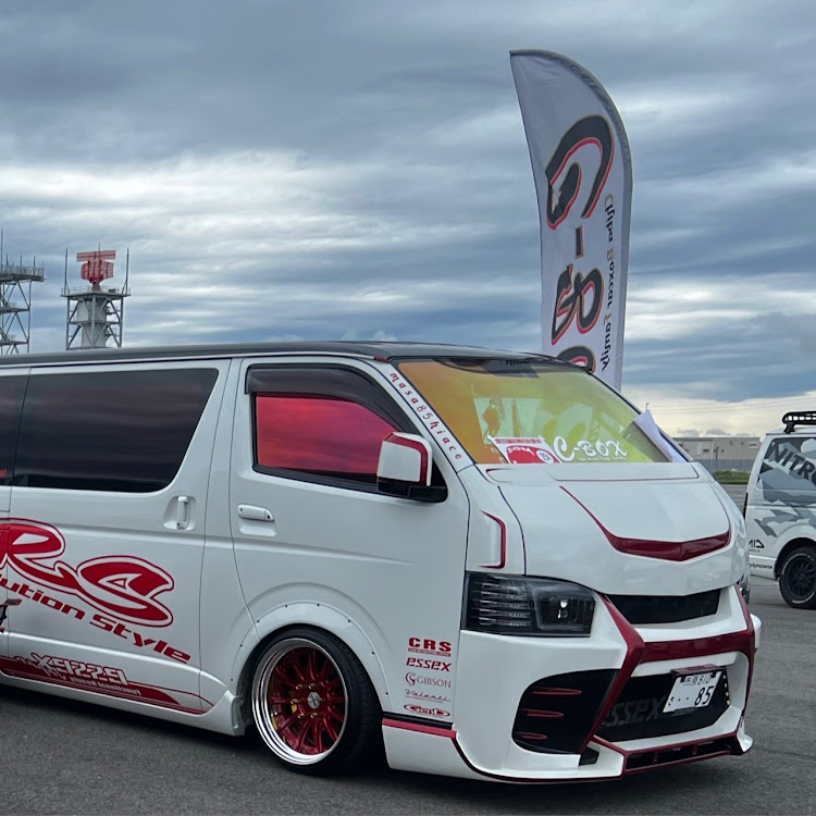 ハイエースバンのTFE東北・イベント・C-BOX・千葉・市原に関するカスタム事例の投稿画像1枚目