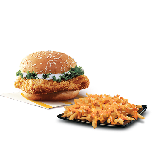 McSpicy Chicken Burger + Mexican Cheese Fries