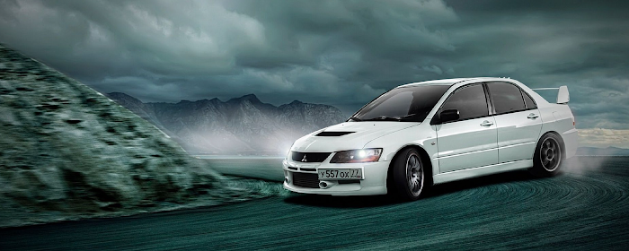 Mitsubishi Lancer Evo HD Wallpapers New Tab marquee promo image