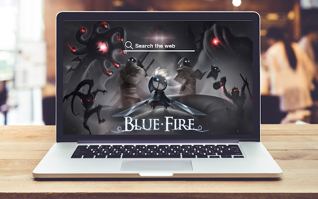 Blue Fire HD Wallpapers Game Theme