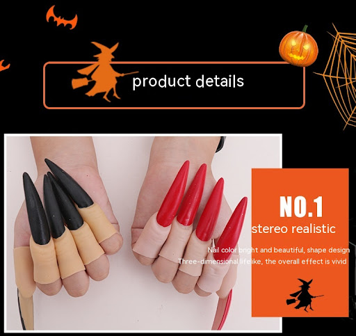 Title 3, Halloween Decoration Finger Stall Masquerade Pa...
