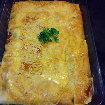 Not Your Average Chicken Enchiladas