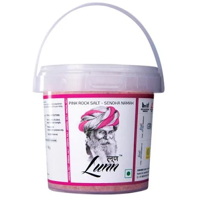 Lunn Pink Salt - Rock, Fine Grain - 750 gm