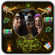 Happy New Year Photo Frame Editor 2018 : Wishes  Icon