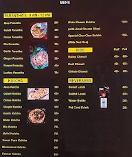 Kanchan Amritsari Food menu 3